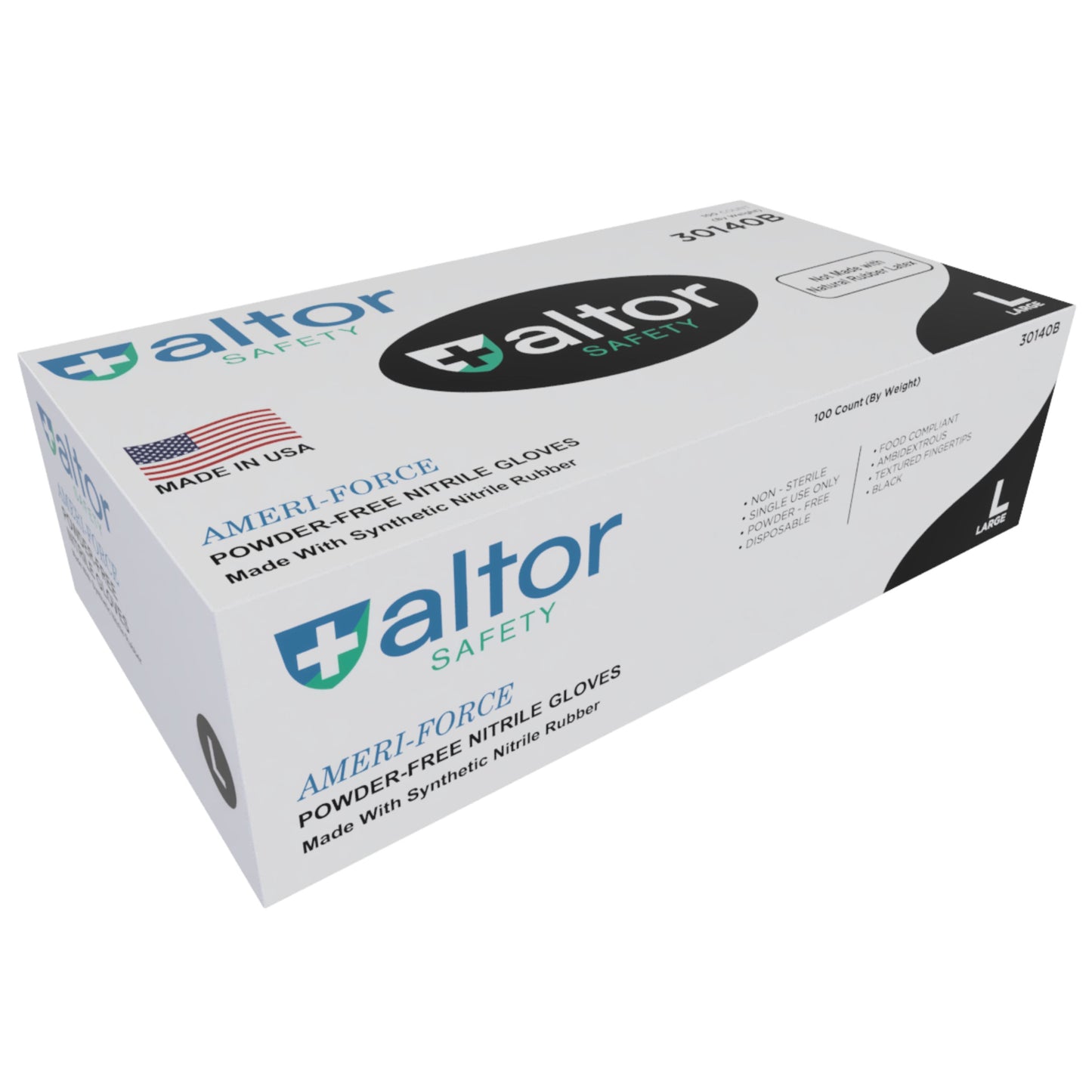 Nitrile Gloves Food/Industrial Grade 6 Mil Black