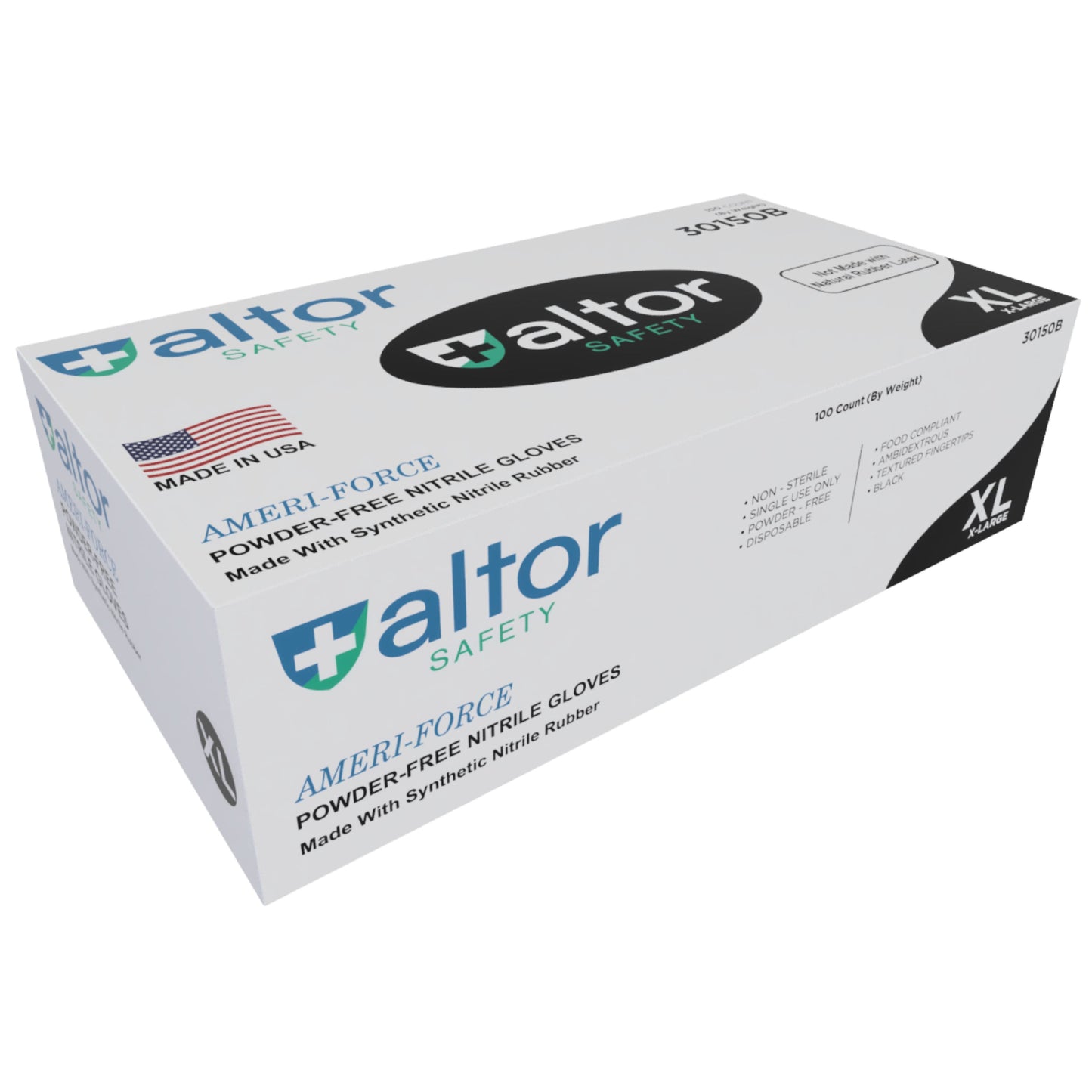 Nitrile Gloves Food/Industrial Grade 6 Mil Black