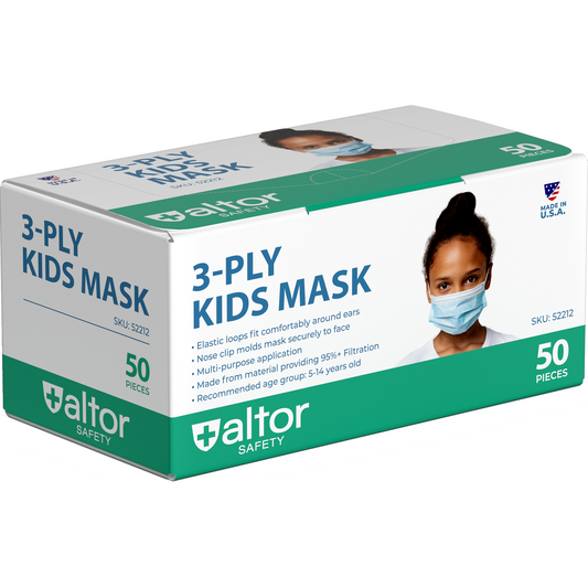 3Ply ASTM Level 2 Kids Disposable Face Mask